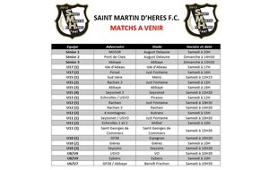 ⚪⚫ Programme du week-end des 03 et 04 Décembre