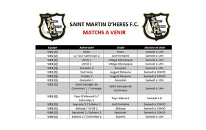 ⚪⚫ Programme du week-end des 11 et 12 Mars
