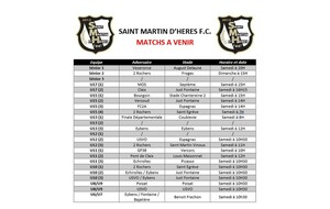 ⚪⚫ Programme du week-end des 01 et 02 Avril