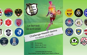📣 J-5 avant le Challenge Mazzilli Savino organisé par le Saint Martin d'Hères F.C. 🏆 